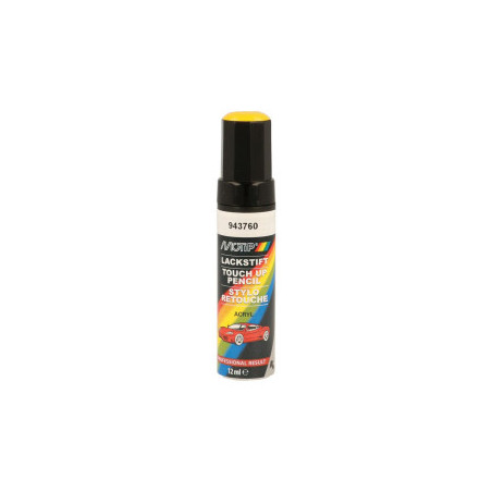 Pinceau de retouche 943760 Jaune Brillant MOTIP Touch Up 12ml