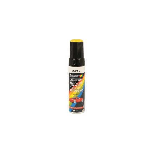 Pinceau de retouche 943750 Jaune Brillant MOTIP Touch Up 12ml