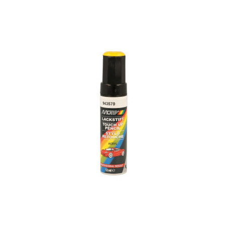 Pinceau de retouche 943570 Jaune Brillant MOTIP Touch Up 12ml