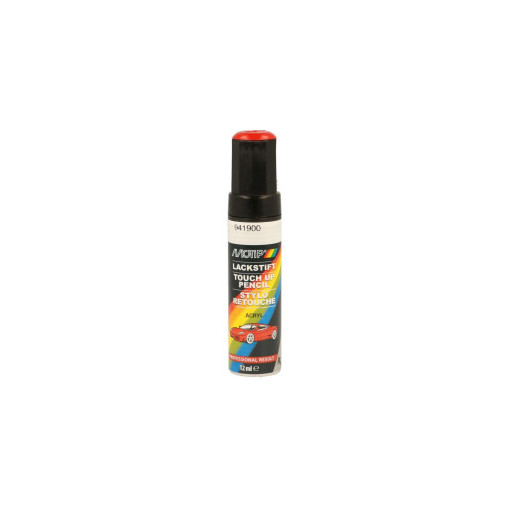 Pinceau de retouche 941900 Rouge Brillant MOTIP Touch Up 12ml