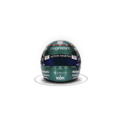 Mini casque BELL 2023 Fernando ALONSO Grand Prix de Silverstone