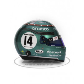 Mini casque BELL 2023 Fernando ALONSO Grand Prix de Silverstone