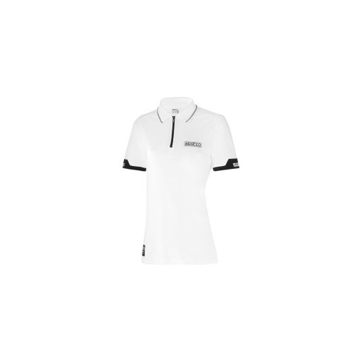 Polo zippé femme Sparco