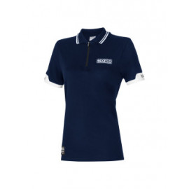 Polo zippé femme Sparco