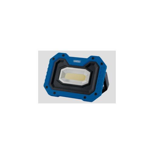 Lampe de travail COB LED 5W 500 Lumens Draper Tools bleu 4 piles AA fournies