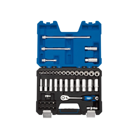 Kit clé à cliquet métrique Multi-Drive 3/8" Draper Tools (42 pièces)