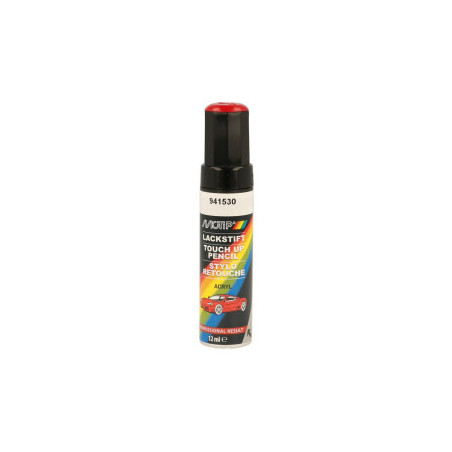 Pinceau de retouche 941530 Rouge Brillant MOTIP Touch Up 12ml