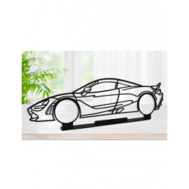 Décoration à poser Art Design support acier - silhouette Nissan GTR Classic