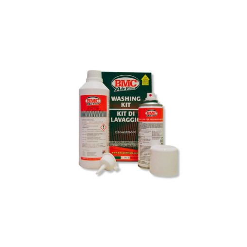 Kit nettoyant filtre BMC détergent 500ml + huile en flacon 250ml