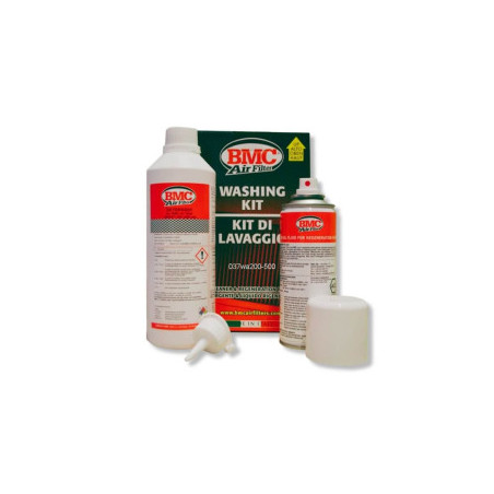 Kit nettoyant filtre BMC détergent 500ml + huile en flacon 250ml