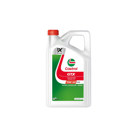 Huile moteur CASTROL GTX 15W-40 A3/B3 5L