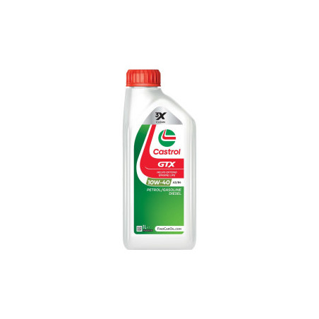 Huile moteur CASTROL GTX ULTRACLEAN 10W-40 A3/B4 1L