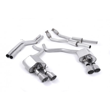 Cat-back MILLTEK Audi S6 4.0 TFSI C7 quattro