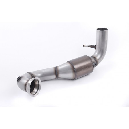 Large Bore Downpipe and Hi-Flow Sports Cat MILLTEK Mercedes A-Class A45 AMG 2.0 Turbo