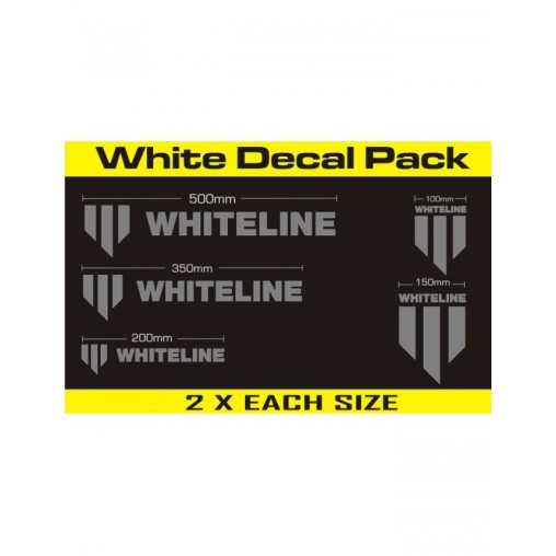 Kits stickers Whiteline Argent