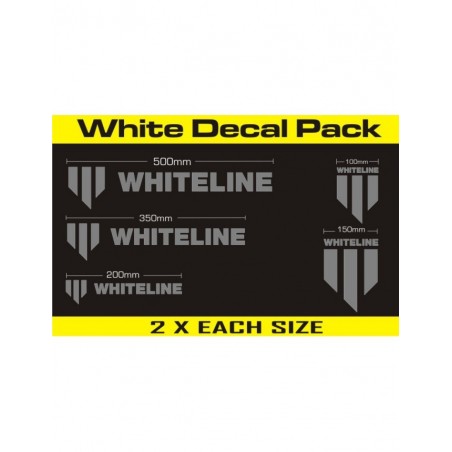 Kits stickers Whiteline Argent